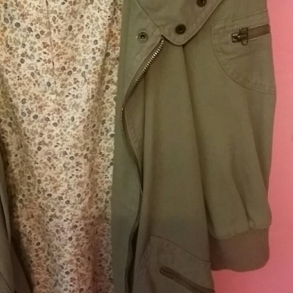 Military Style Long Jacket - Picture 2 of 3