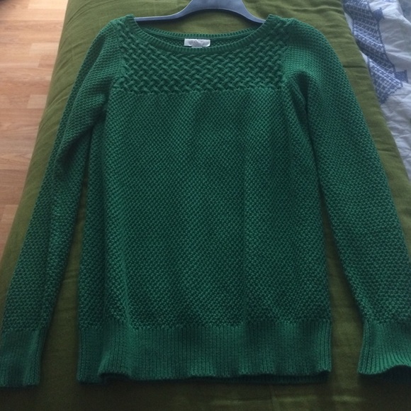 Loft green sweater