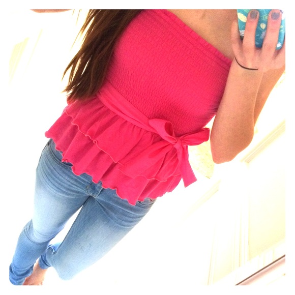 Strapless Hollister top🎀