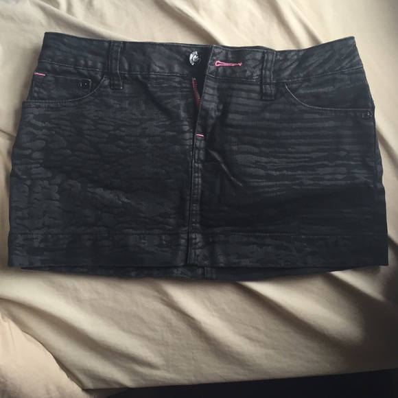 Fox Denim Skirt