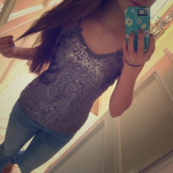 Silver Tank Top