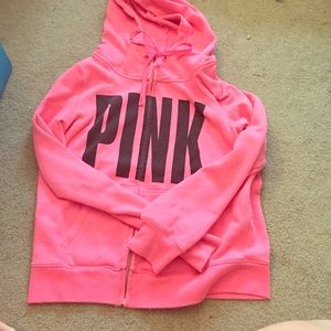 Victoria's Secret PINK hot pink hoodie