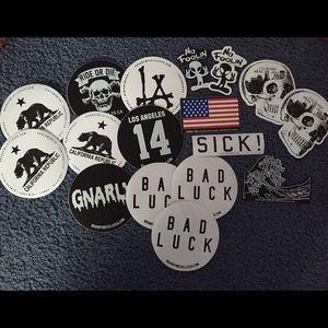 17 Brandy Melville Stickers