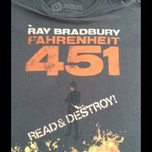 Mens Fahrenheit 451 t shirt