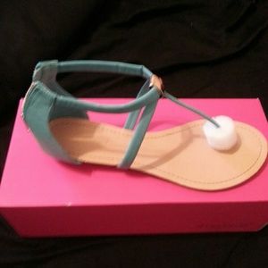 Turquoise sandal