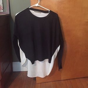 Finn and Clover hi lo sweater