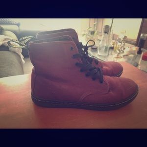 DOC MARTENS CANVAS •red• SOLD