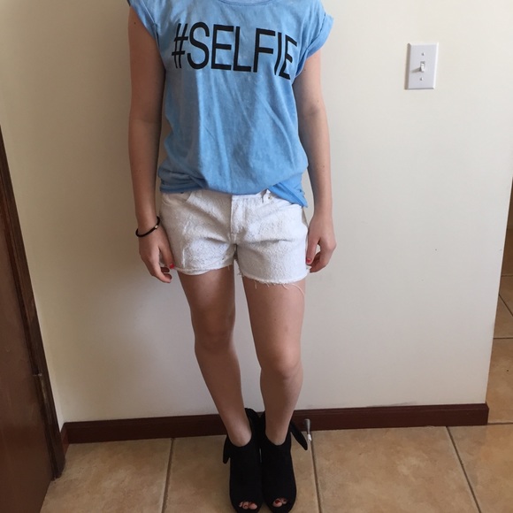 Blue Selfie Shirt