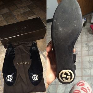 🔴negotiable price🔴Authentic Gucci black jellies