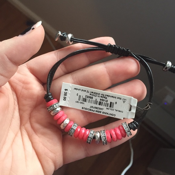 Pink Fossil Bracelet