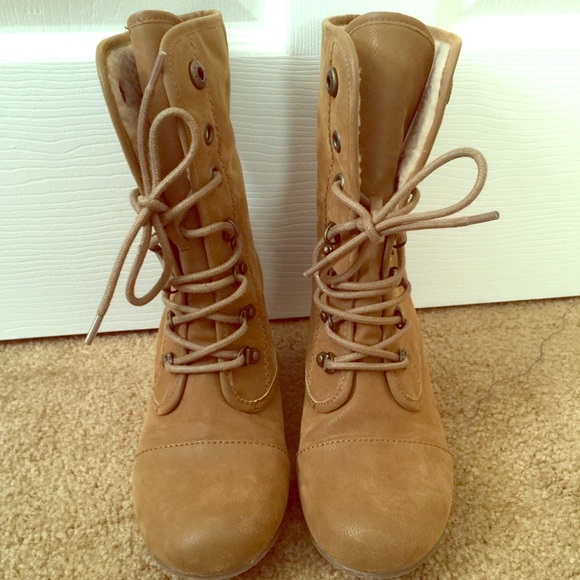 Blowfish "Buster" 2way wedge heel boots