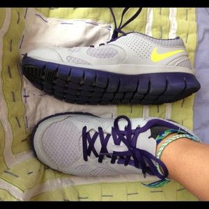 Purple mix Nike running shoes