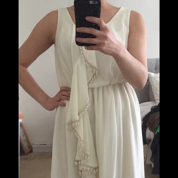 GOING TO GOODWILL White Dress size S/M