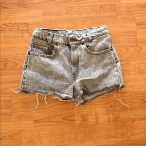 High waisted shorts