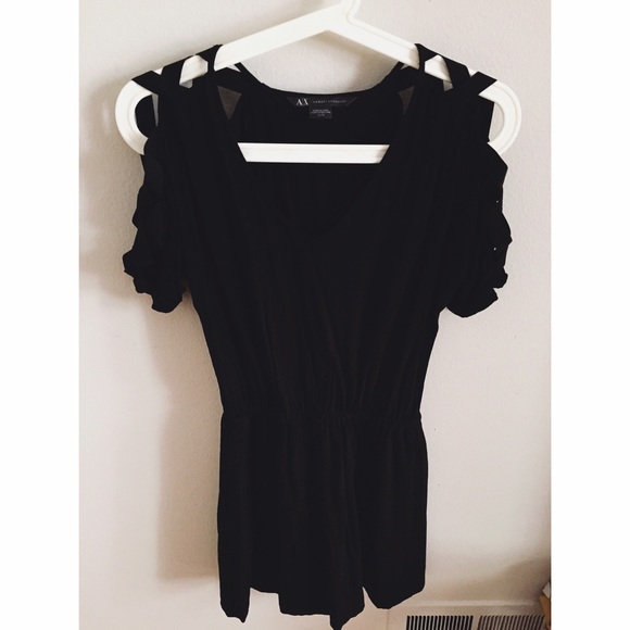 Armani exchange black dress - Picture 1 of 3