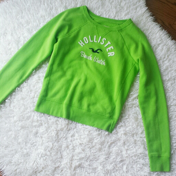 Green Hollister sweatshirt