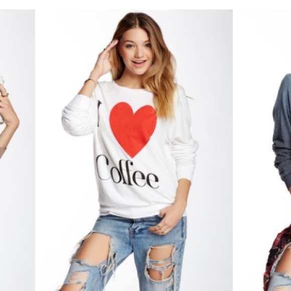 WILDFOX I LOVE COFFEE JUMPER