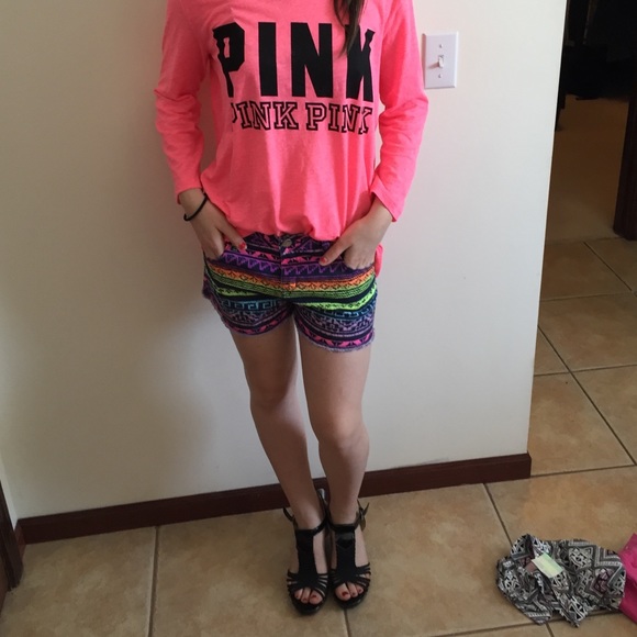 Multi Color Aztec Shorts
