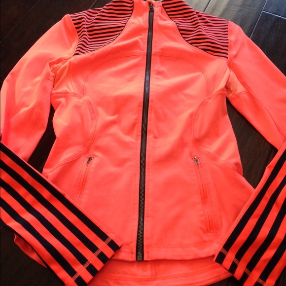 HOLD lululemon Jacket inkwell stripe orange 6
