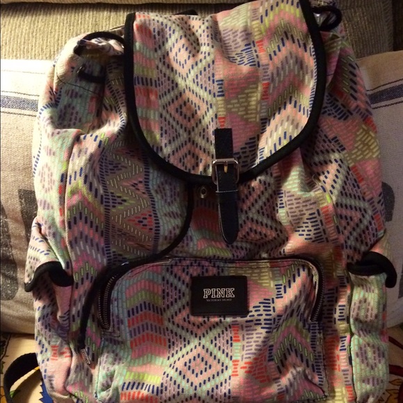 PINK Aztec backpack