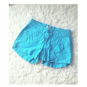 Blue shorts