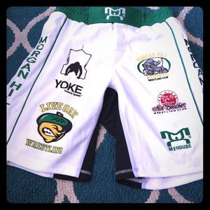 Long athletic shorts