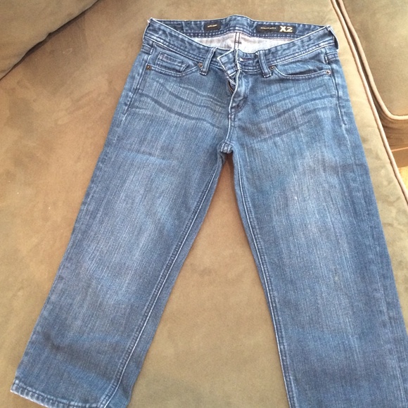 Express denim capris