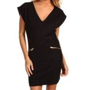 French Connection Mini Jersey Black Dress