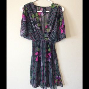 Sheer kimono style shirt