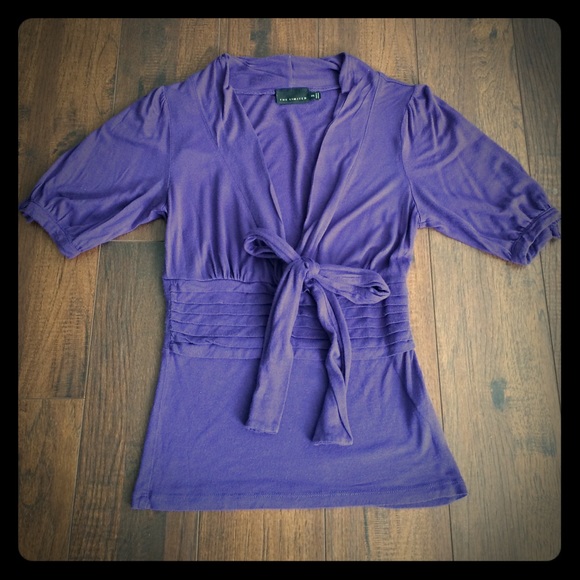 XS Purple Top from The Limited