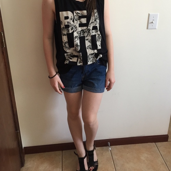 Express Denim Shorts