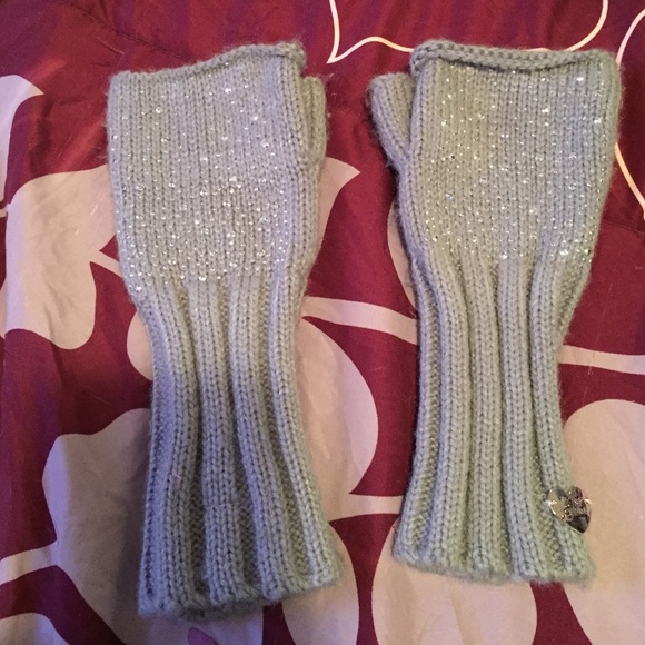 Betsey Johnson Fingerless Gloves