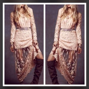 Free people decadent embroidered maxi dress