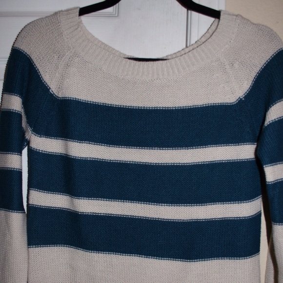 Striped Teal Sweater