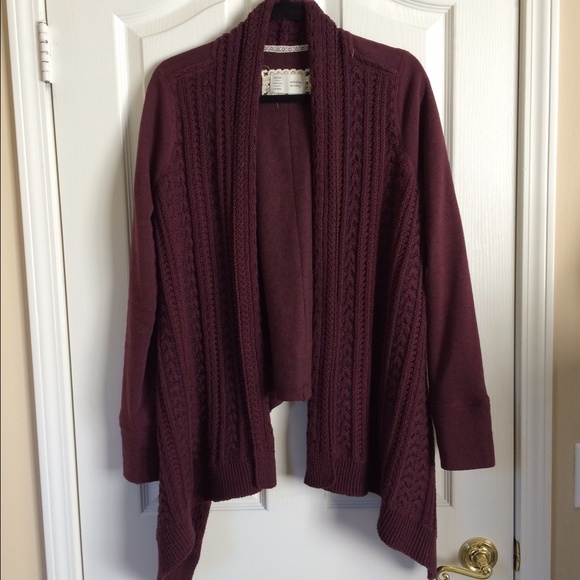 Neela Cable Cardi by Saturday/Sunday in wine