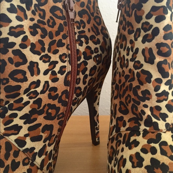 Cheetah Print Booties