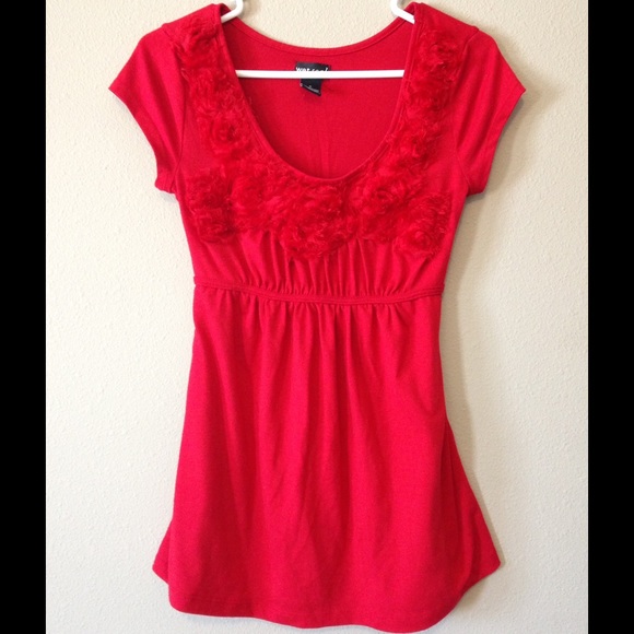Red Wet Seal top