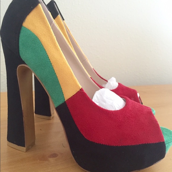 Multicolored Heels - Picture 3 of 3
