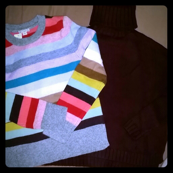 Bundle of 2 NWT XS Petite Sweaters ON & GAP