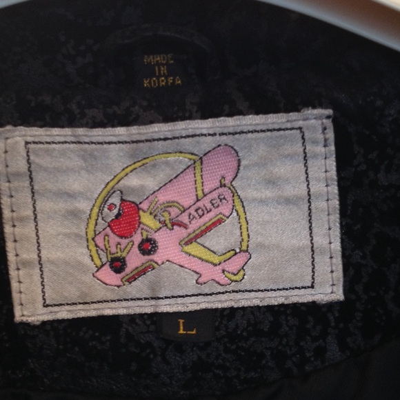 Black Genuine Leather Jacket - Picture 4 of 4