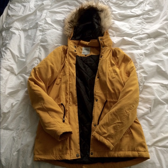 Winter Coat with Fur-Lined Hood