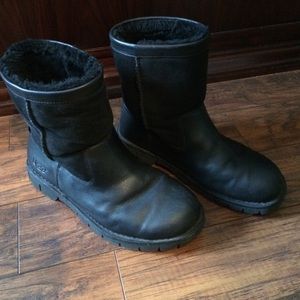 Mens black UGG boots
