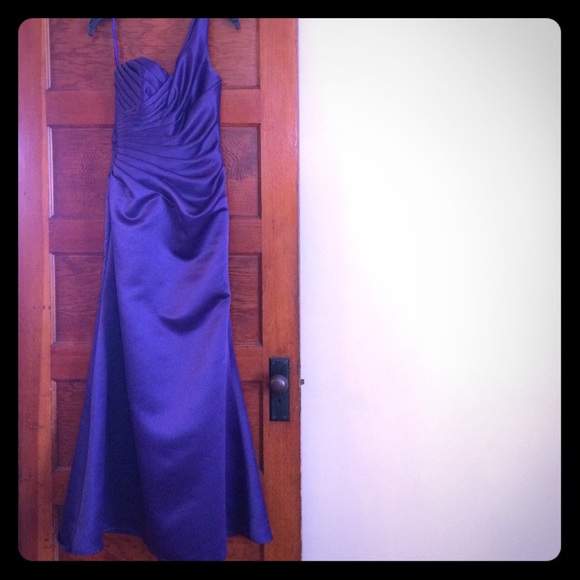 Mori Lee #652 Purple Prom/ Bridesmaid Dress