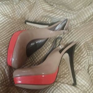 Madden Girl slingback platform pumps
