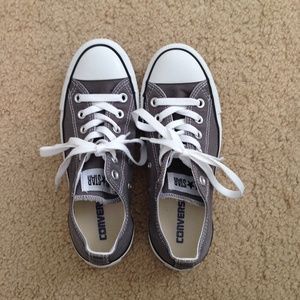 Grey Low Top Converse
