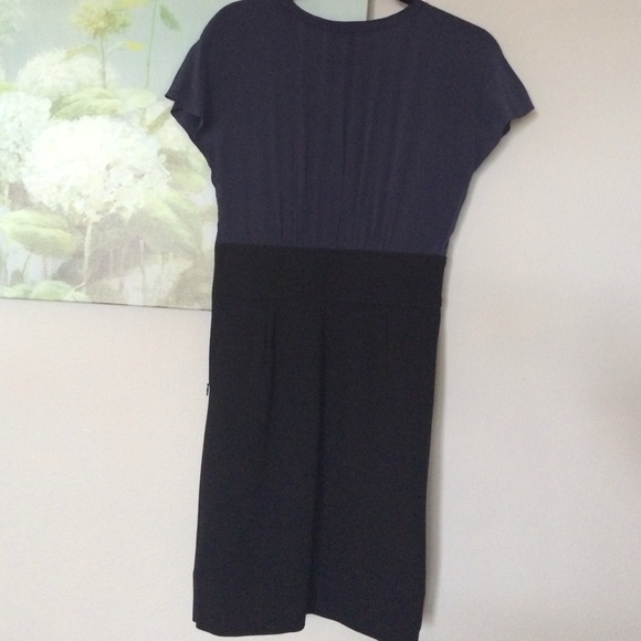 NWOT Banana Republic black & blue dress - Picture 4 of 4