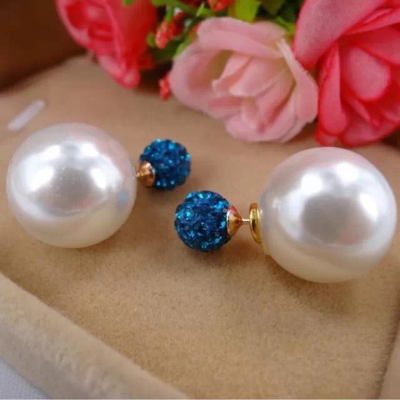 Blue Tribal Earrings