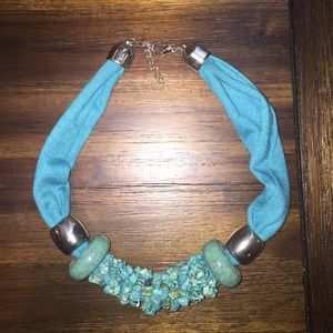 Turquoise stone necklace