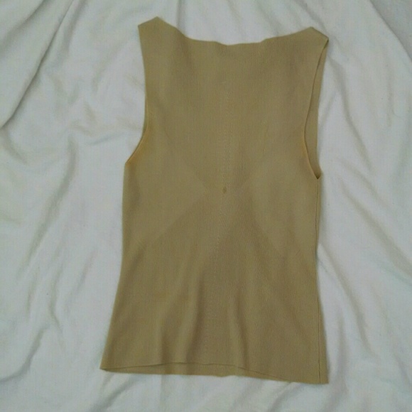 Beige Knit Tank