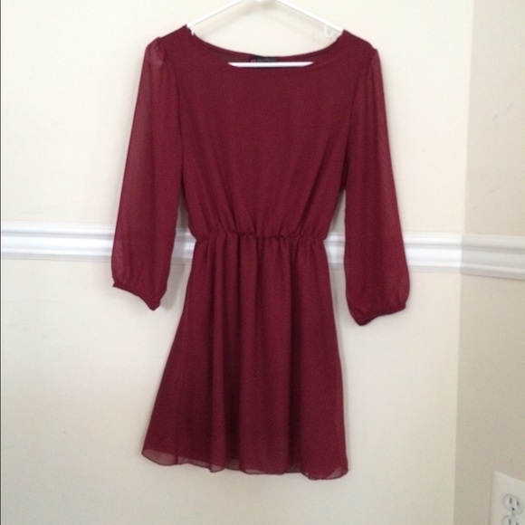 Red Fit and Flare Dress